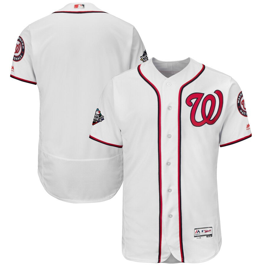 Custom Washington Nationals white jersey
