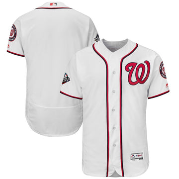 Custom Washington Nationals white jersey