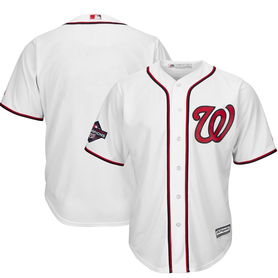 Custom Washington Nationals white jersey