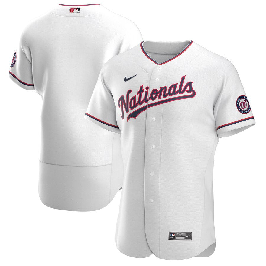 Custom Washington Nationals white jersey
