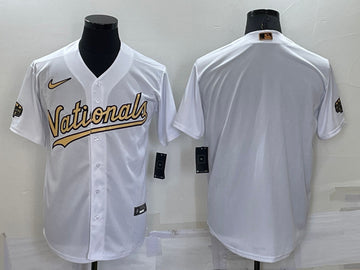 Custom Washington Nationals white All-Star jersey