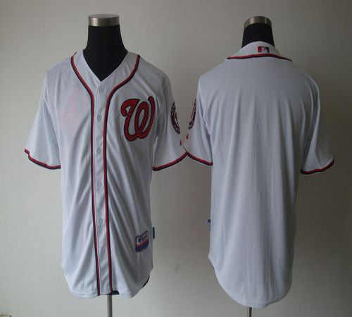 Custom Washington Nationals white jersey