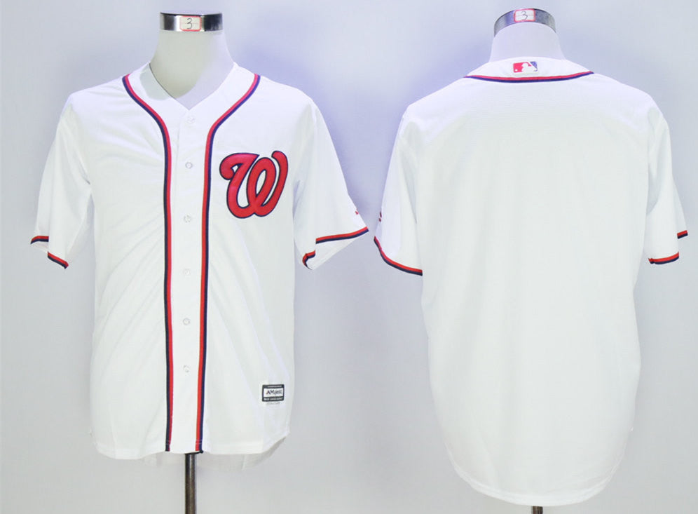 Custom Washington Nationals white jersey