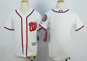 Custom Washington Nationals white jersey