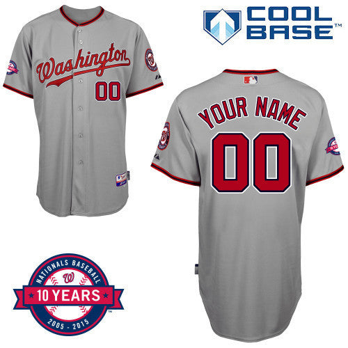 Washington Nationals grey jersey
