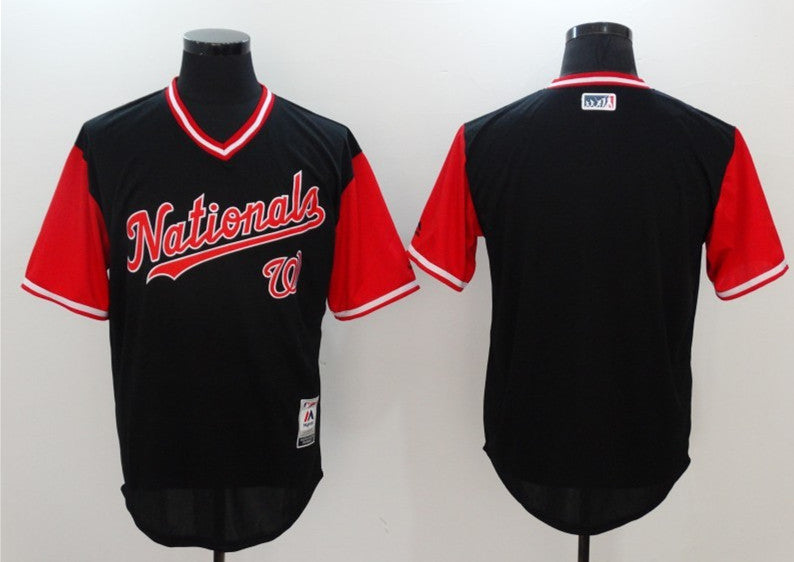Majestic Washington Nationals navy jersey