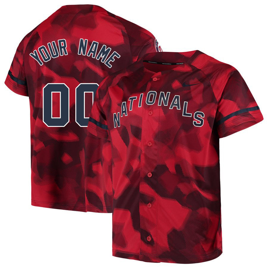 Washington Nationals red Fashion jersey