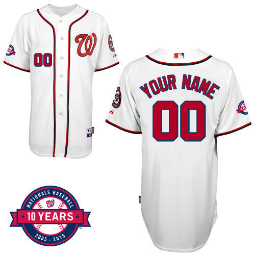 Washington Nationals white jersey