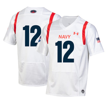 Under Armour Navy Midshipmen white jersey