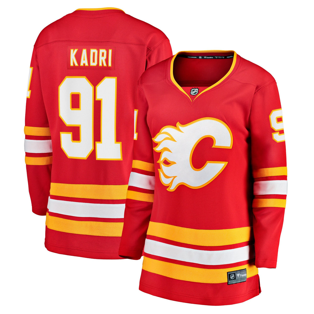 Nazem Kadri Calgary Flames red Home jersey