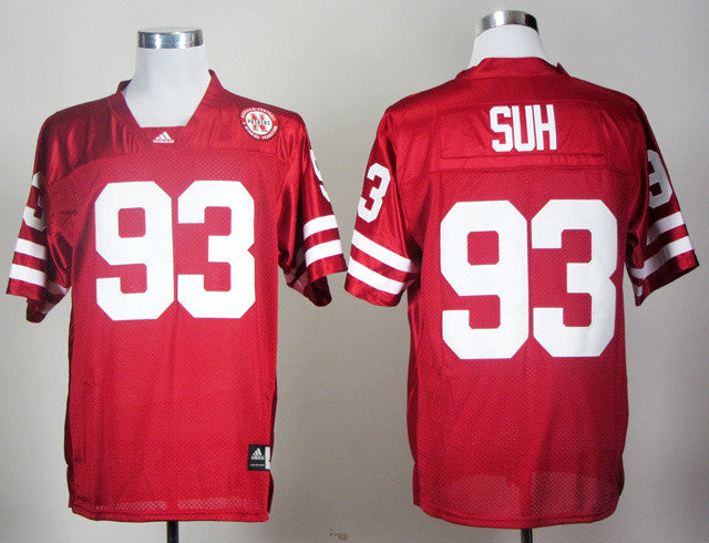 Suh Nebraska Cornhuskers red jersey