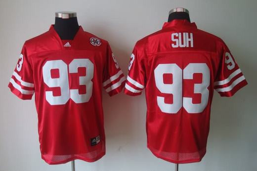 Ndamukong Suh Nebraska Cornhuskers red jersey