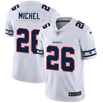 Sony Michel New England Patriots white Limited jersey