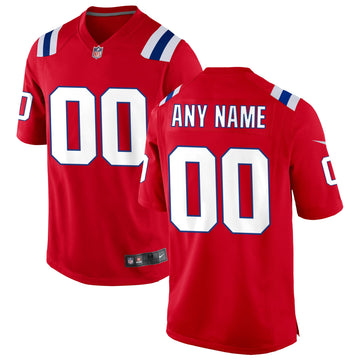 New England Patriots red Alternate jersey