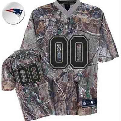 Custom New England Patriots camo Camo jersey