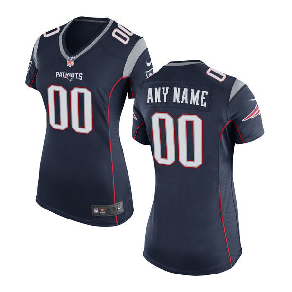 New England Patriots navy Game jersey