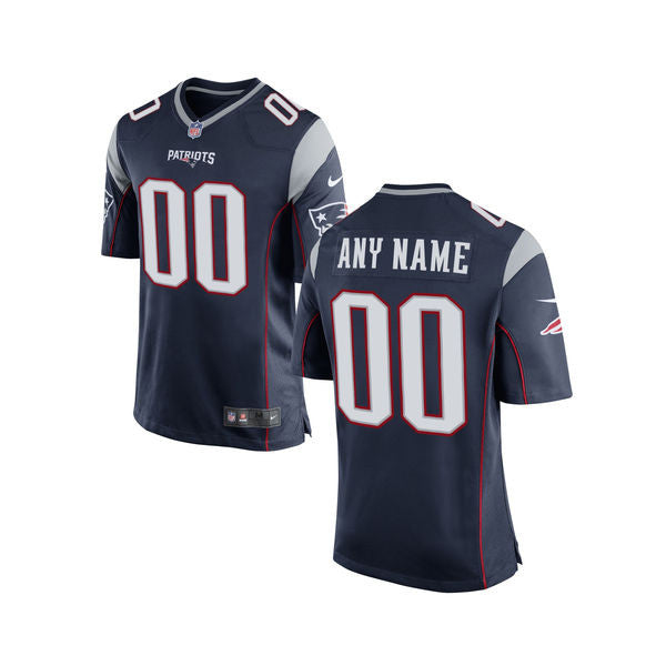 New England Patriots navy Game jersey