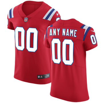 New England Patriots red Vapor jersey