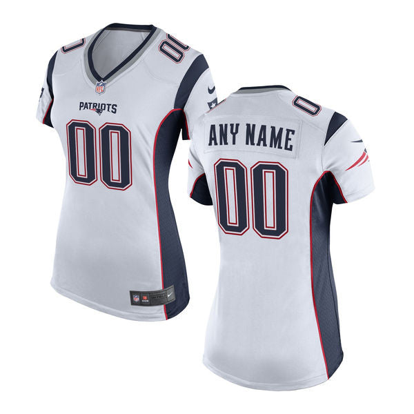 New England Patriots white Game jersey