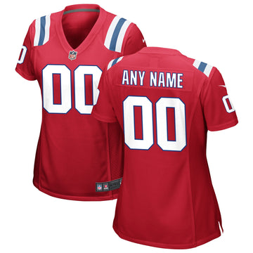 New England Patriots red Alternate jersey