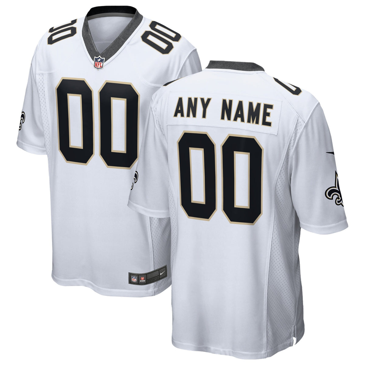 New Orleans Saints white jersey