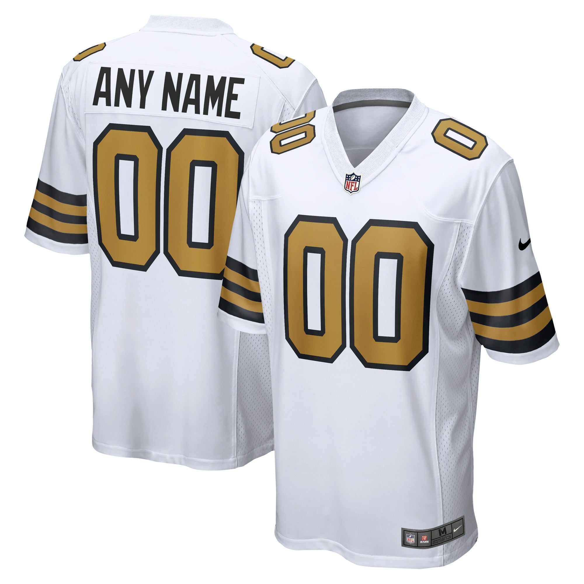 New Orleans Saints white Alternate jersey