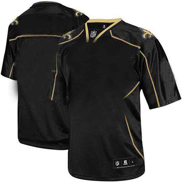 Custom New Orleans Saints black Shadow jersey