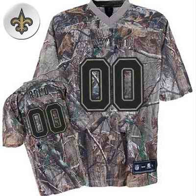 Custom New Orleans Saints camo Camo jersey