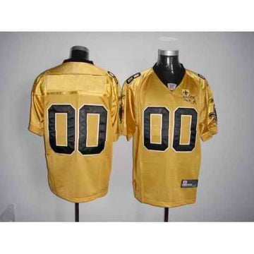 Custom New Orleans Saints gold jersey