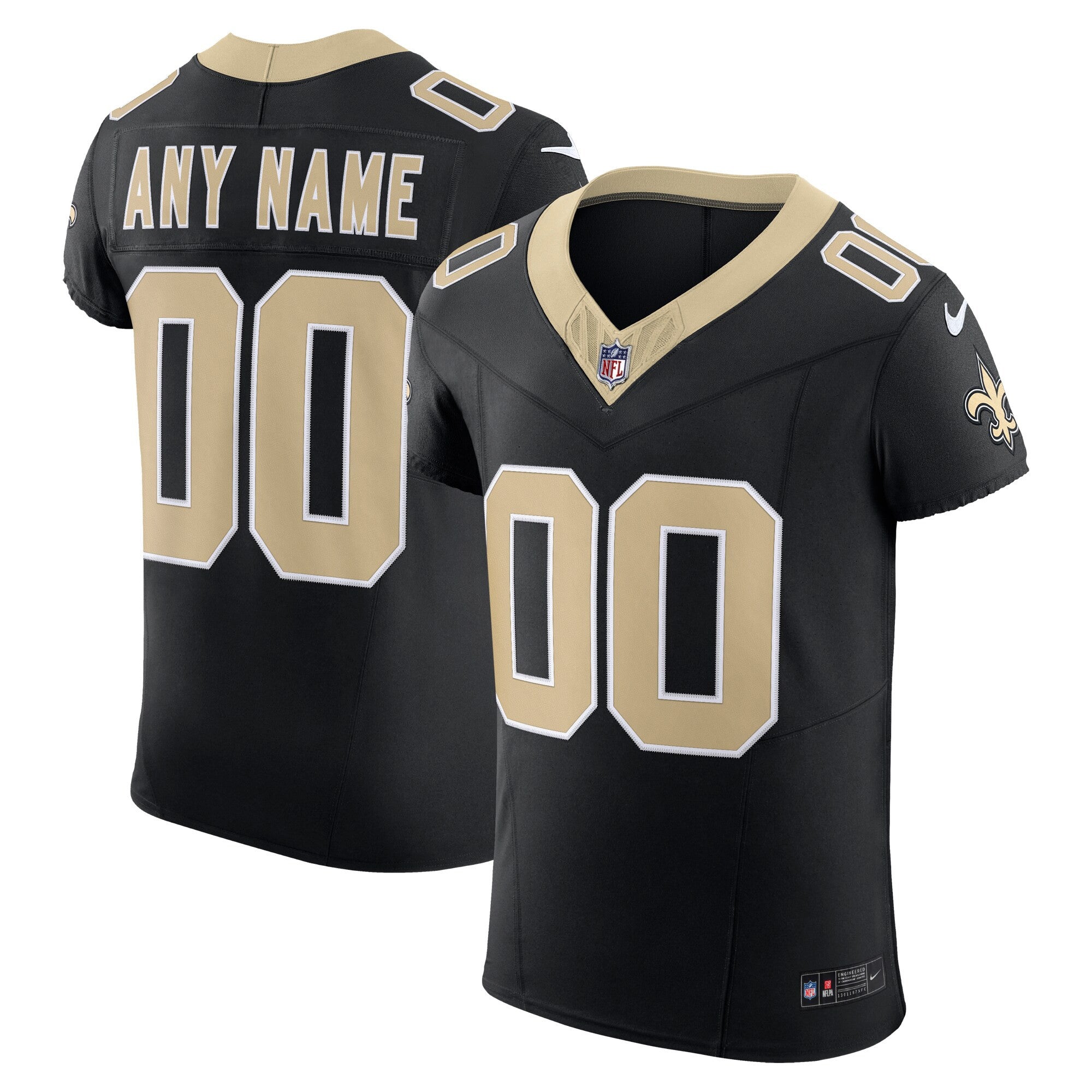 New Orleans Saints black Vapor jersey