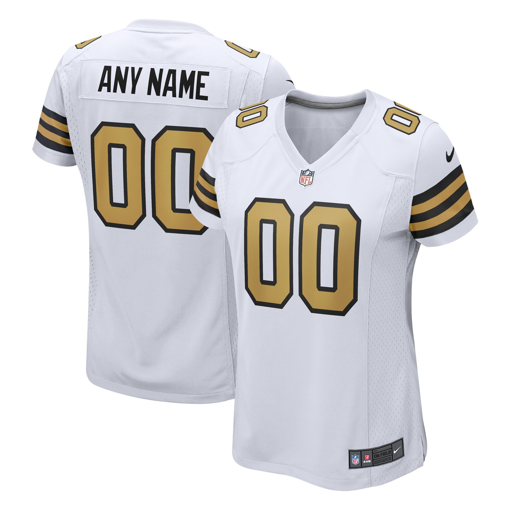 New Orleans Saints white Alternate jersey