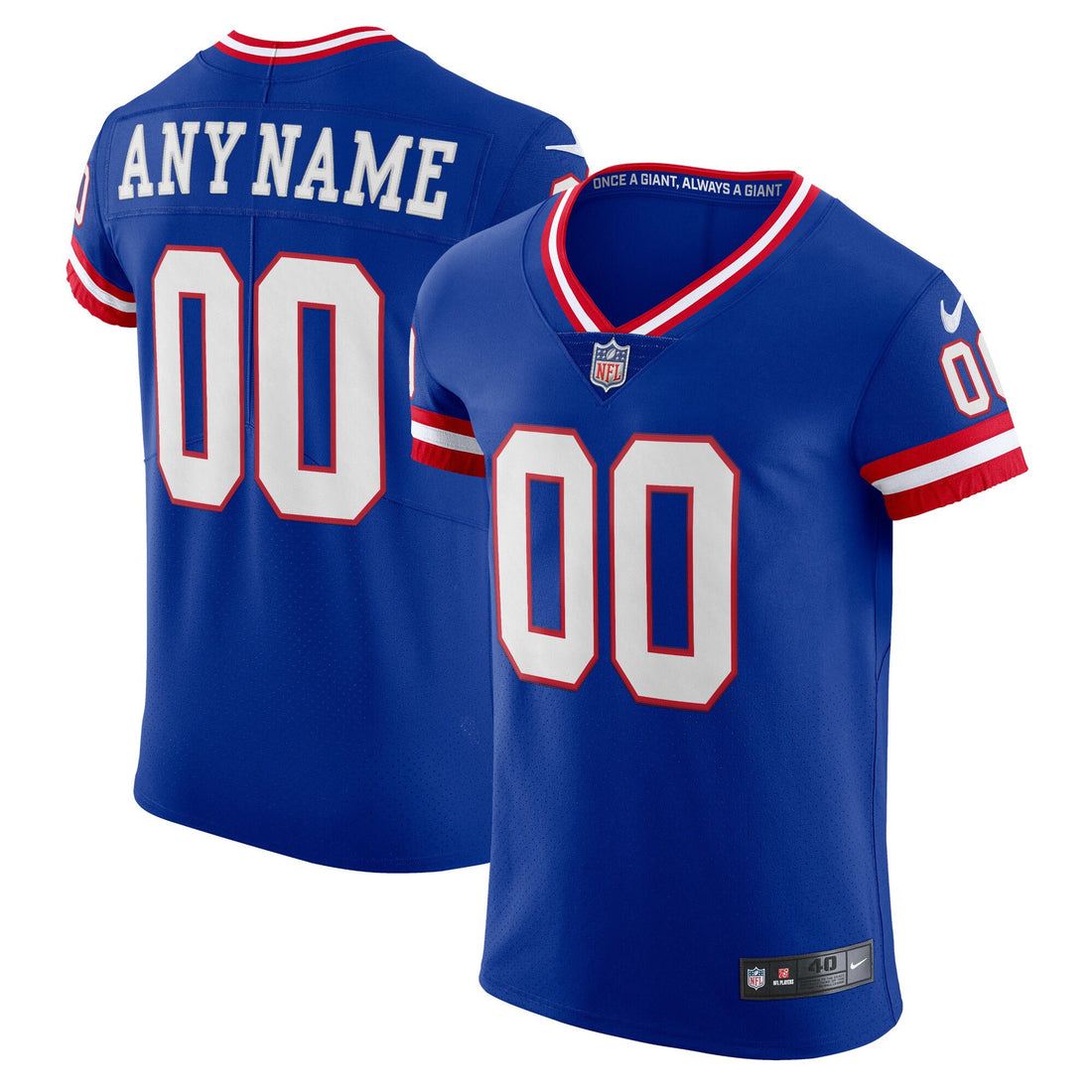 New York Giants royal Vapor jersey