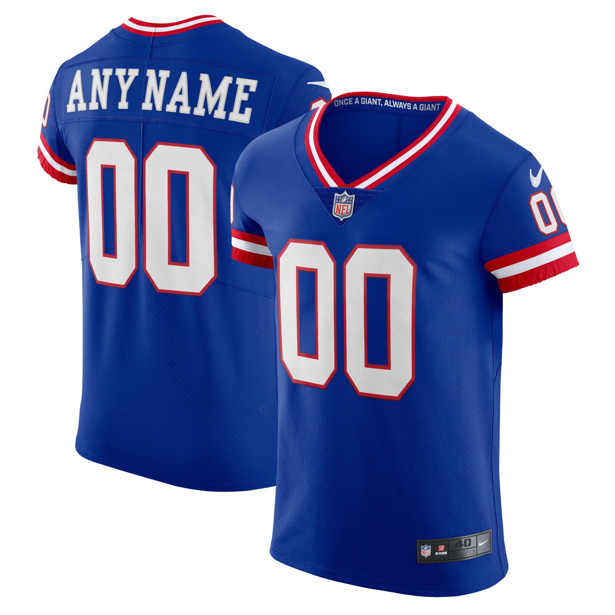 New York Giants royal Vapor jersey