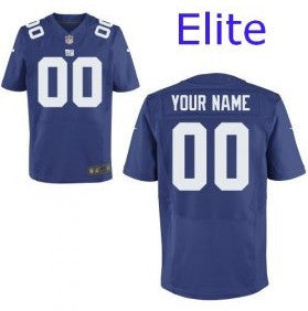Custom New York Giants blue Elite jersey
