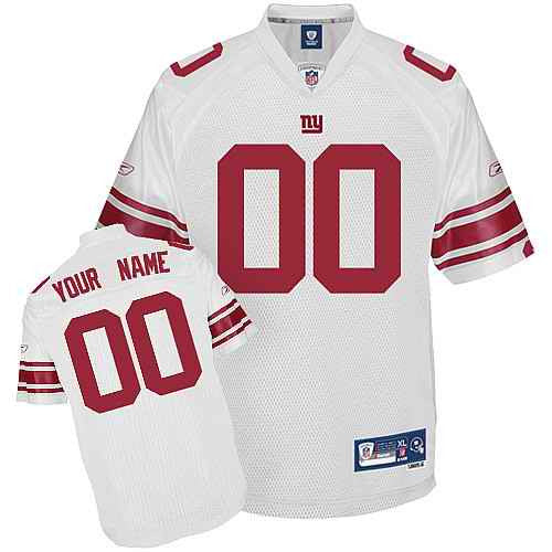 Custom New York Giants white jersey