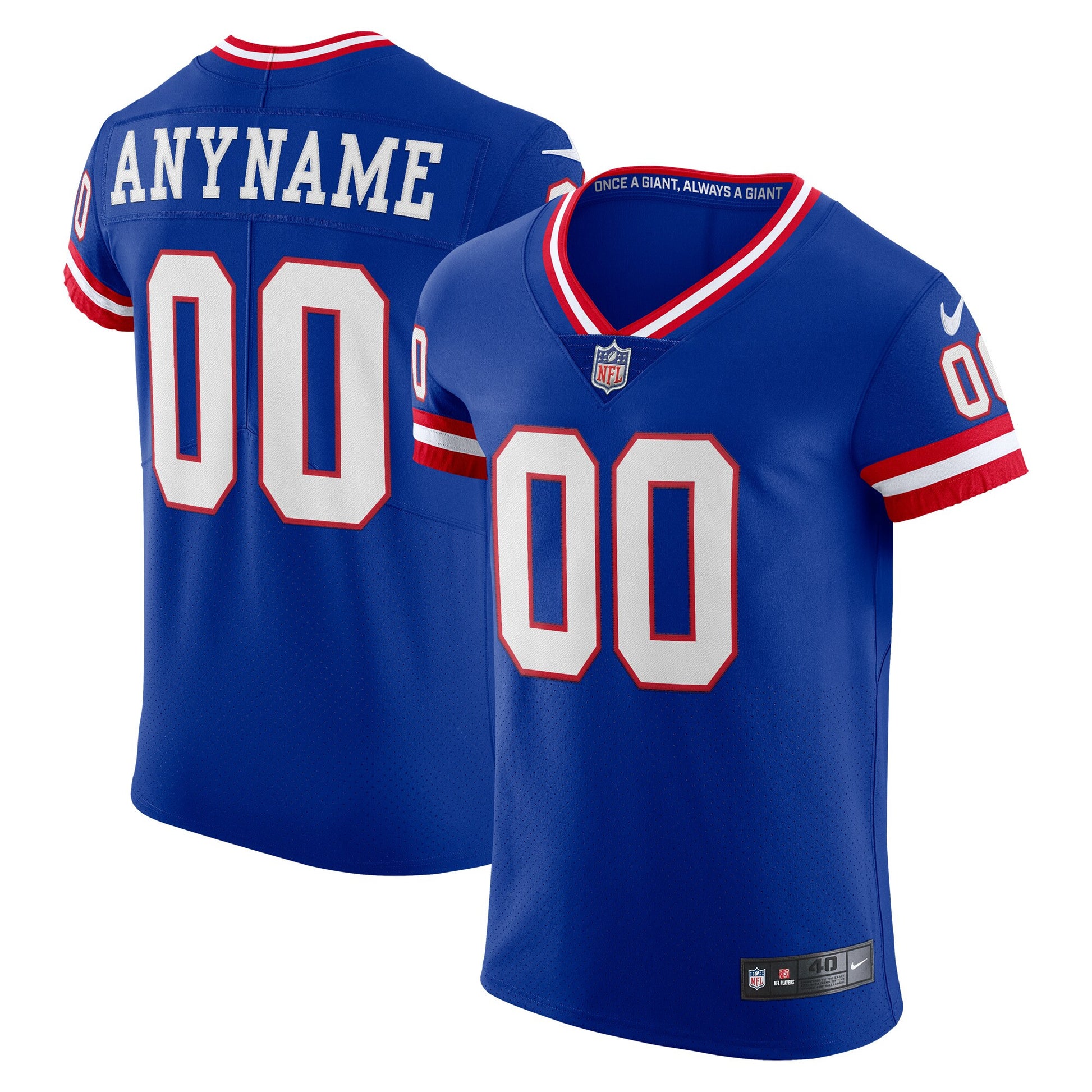 New York Giants blue Vapor jersey