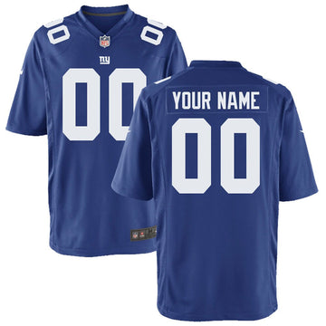 Custom New York Giants royal jersey