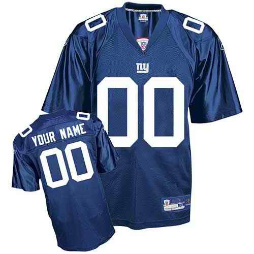 Custom New York Giants blue jersey