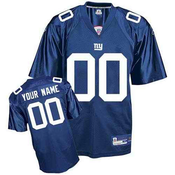 Custom New York Giants blue jersey