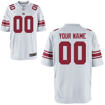 Custom New York Giants white jersey
