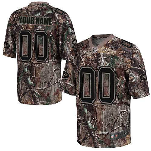 Custom New York Jets camo Elite jersey
