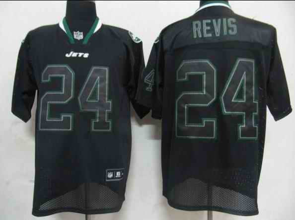 Custom New York Jets black Shadow jersey