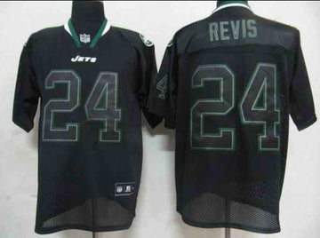 Custom New York Jets black Shadow jersey