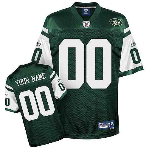 Custom New York Jets green jersey