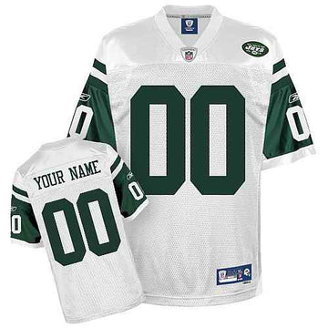 Custom New York Jets white jersey
