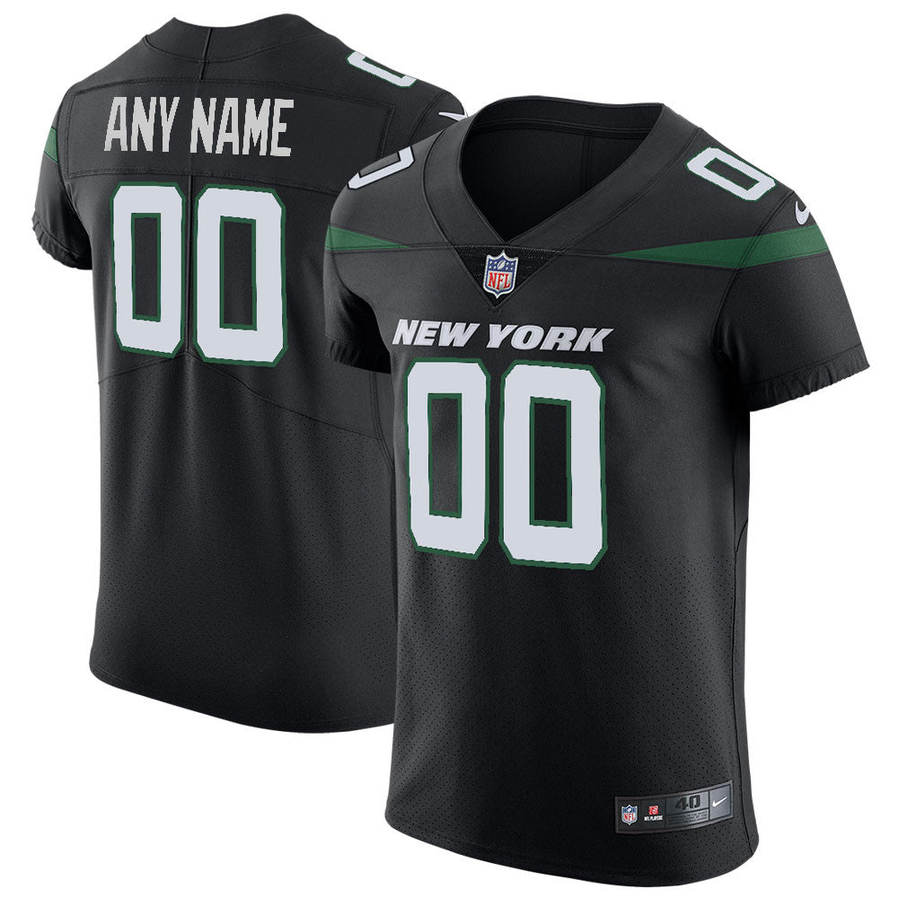 New York Jets black Vapor jersey