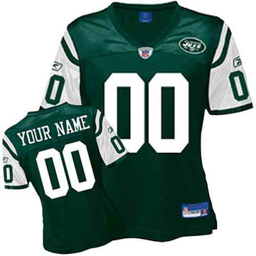 Custom New York Jets green jersey