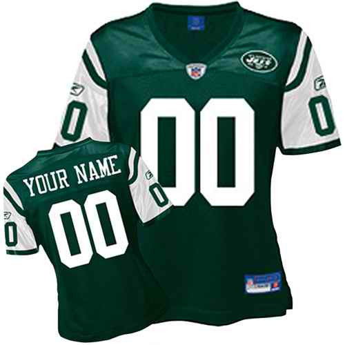 Custom New York Jets green jersey