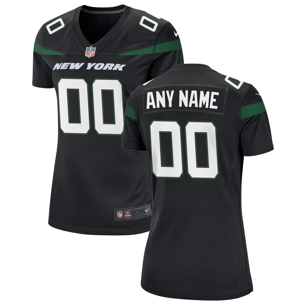 New York Jets black Alternate jersey