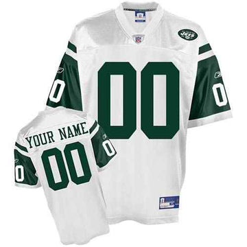 Custom New York Jets white jersey